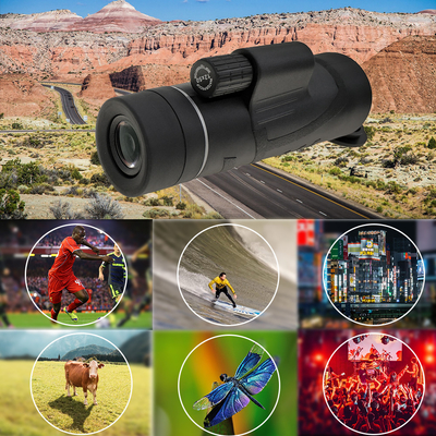 高い発電プリズムBak4携帯電話の単眼望遠鏡12x50の長期