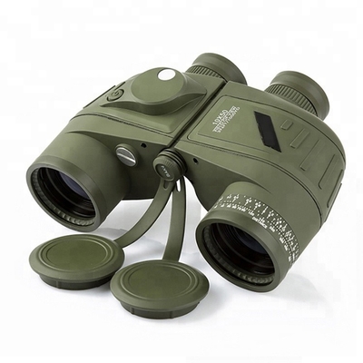 距離計との10x50軍の海洋の双眼鏡Fogproof